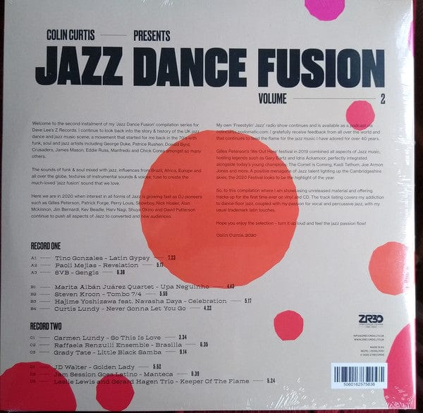 Colin Curtis - Jazz Dance Fusion Volume 2 (2xLP) Z Records Vinyl 5060162575636