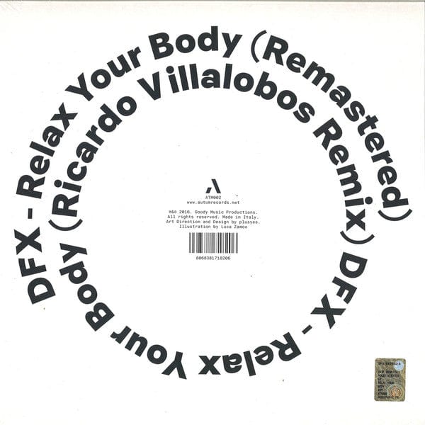 D.F.X. - Relax Your Body (12") Autum Vinyl 8068381718206