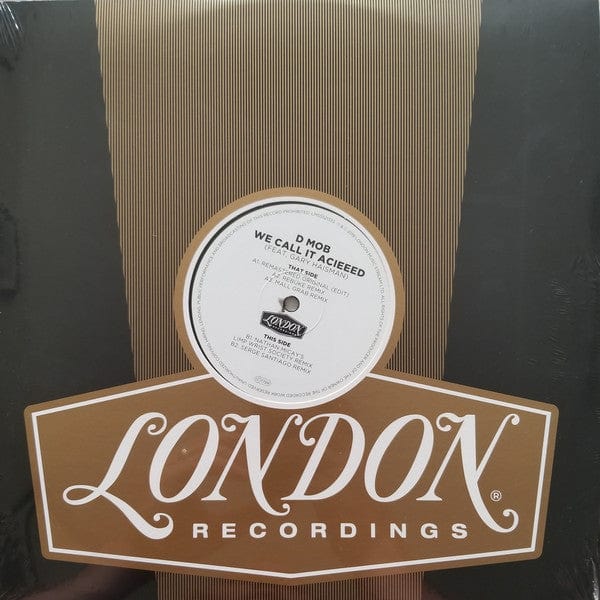 D Mob Feat. Gary Haisman - We Call It Acieeed (12", Ltd) London Records