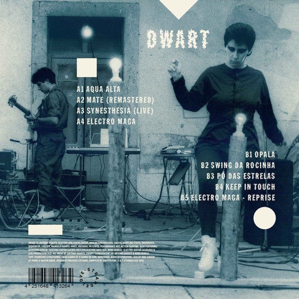 DWART – Electricidade Estética (LP, Strangelove Music, 2019) Back Cover