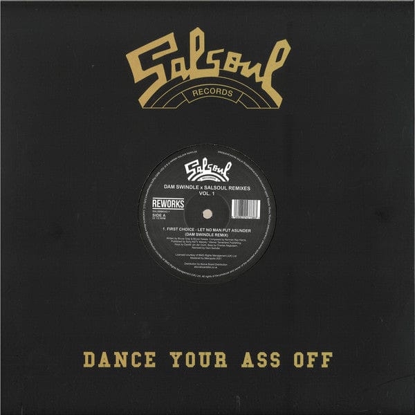 Dam Swindle – Dam Swindle x Salsoul Remixes Vol. 1 (12", Salsoul Records, 2021) Front Cover
