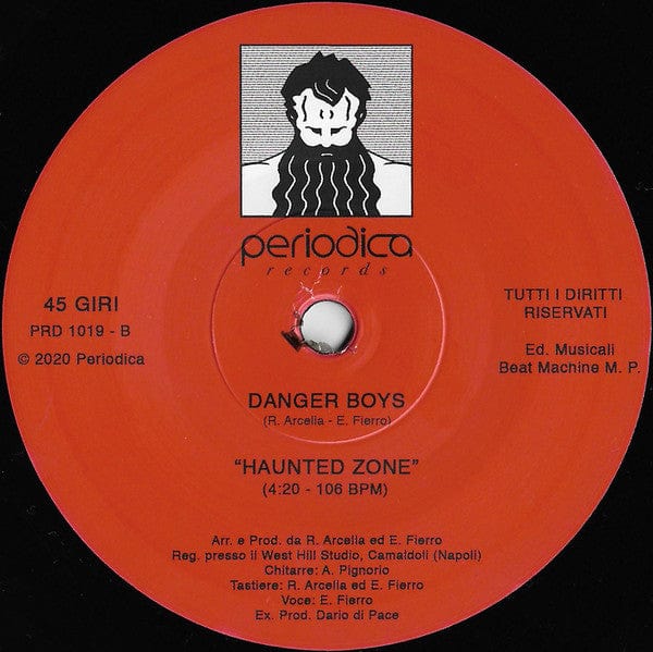 Danger Boys – Danger Zone (7", Periodica Records, 2021) Image 4