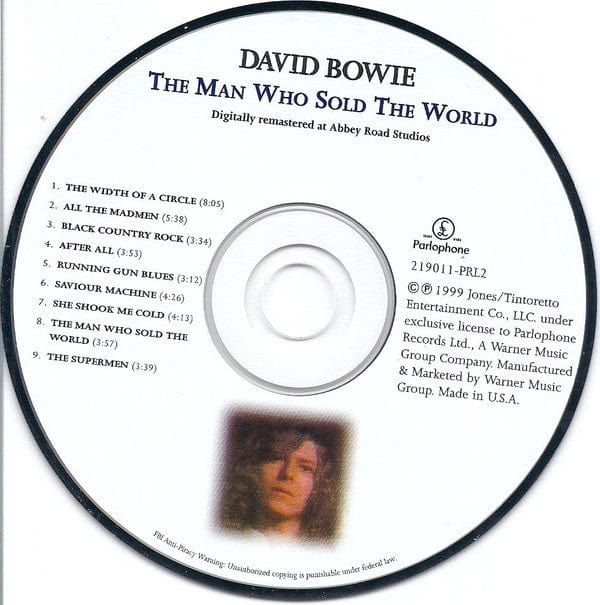 David Bowie – The Man Who Sold The World (CD, Parlophone, 2014) Image 5