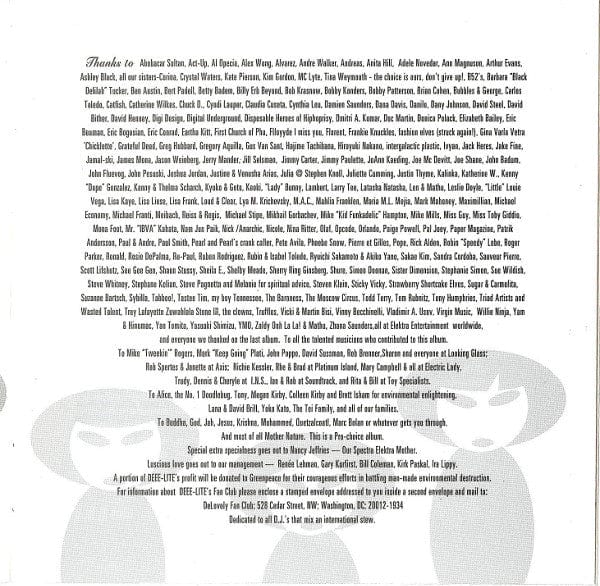 Deee-Lite – Infinity Within (CD, Elektra, 1992) Image 5