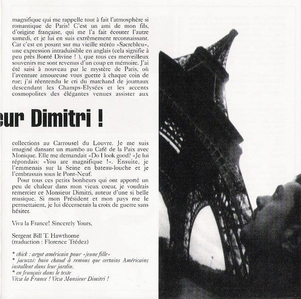 Dimitri From Paris - Sacrebleu (CD) Atlantic CD 075678308123