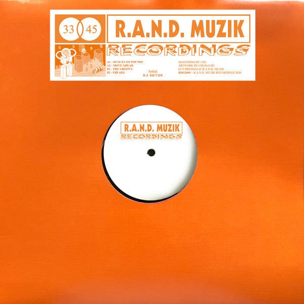 DJ Detox (3) - RM12009 (12") R.A.N.D. Muzik Recordings Vinyl