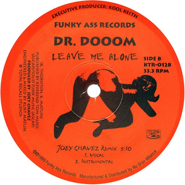 Dr. Dooom - Leave Me Alone Remixes (12") Funky Ass Records