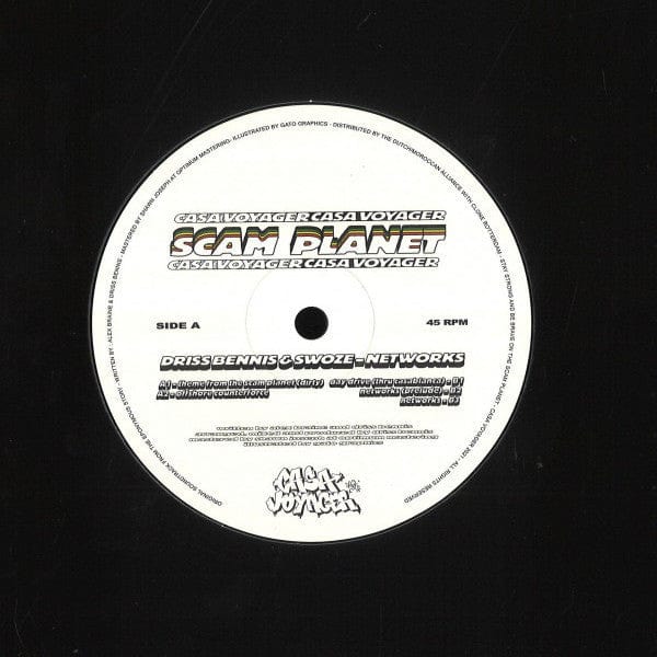 Dris Beniss & Swoze - Networks (12") Casa Voyager Vinyl