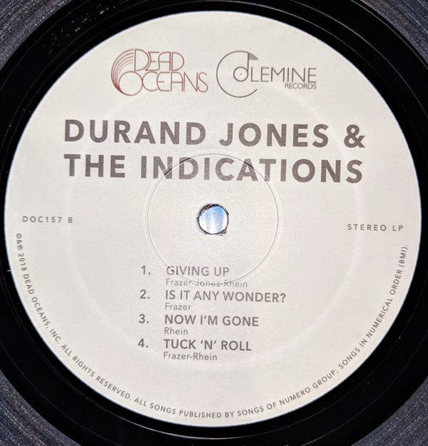 Durand Jones & The Indications - Durand Jones & The Indications (LP) Dead Oceans,Colemine Records Vinyl 656605145716