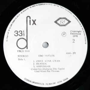 Ebo Taylor – Ebo Taylor (LP, 180 g, Mr Bongo, 2014) Image 3