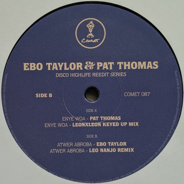 Ebo Taylor & Pat Thomas (3) - Disco Highlife Reedit Series (12") Comet Records Vinyl 3760179355024
