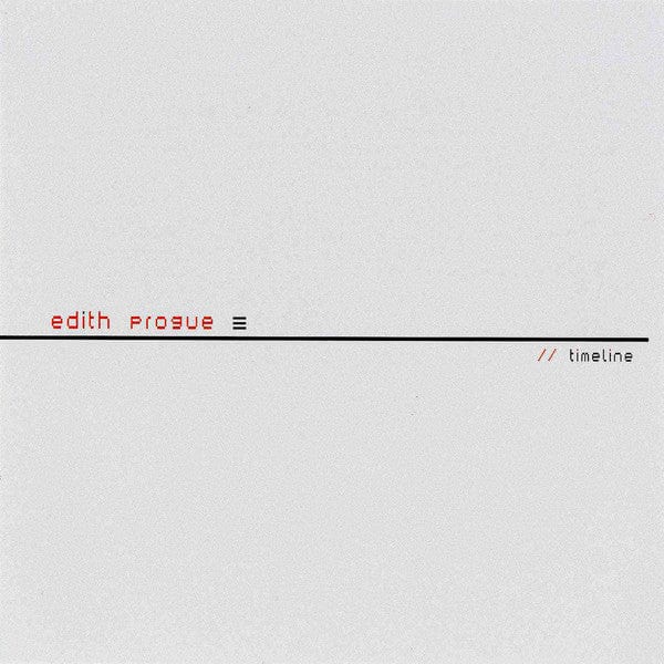 Edith Progue – Timeline (LP, Éditions Swellito, 2021) Front Cover