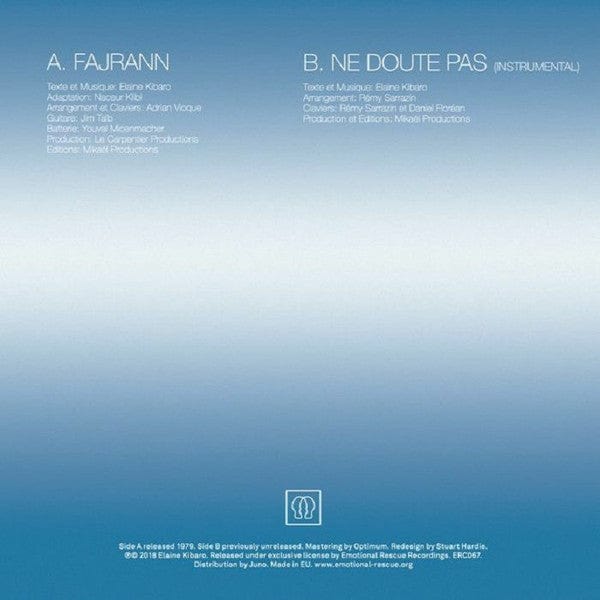 Elaine Kibaro - Fajrann (7") Emotional Rescue Vinyl