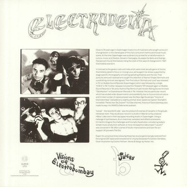 Electrodelia – Electrodelia (12", Super Utu, 2020) Back Cover