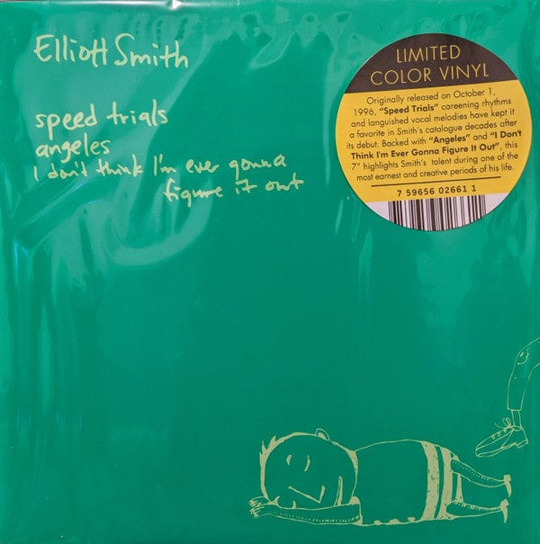 Elliott Smith – Speed Trials (7", Yellow, Kill Rock Stars, 2022) Front Cover