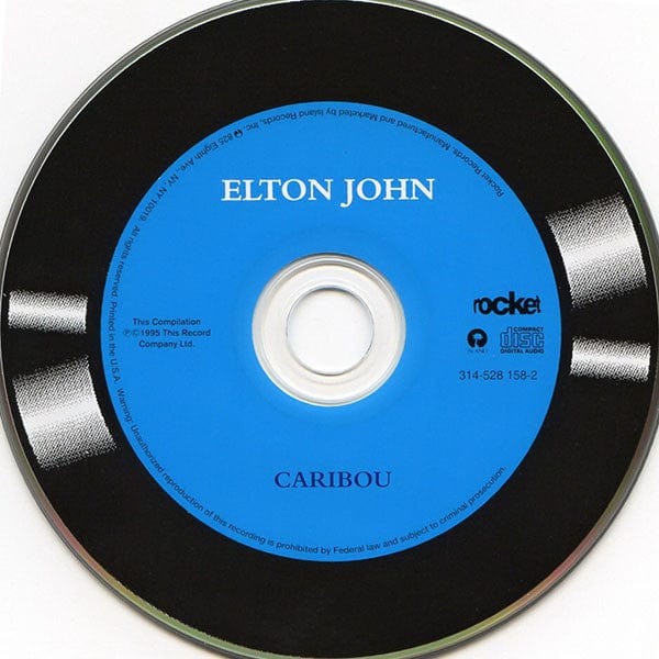 Elton John - Caribou (CD) The Rocket Record Company,Island Records CD 731452815828