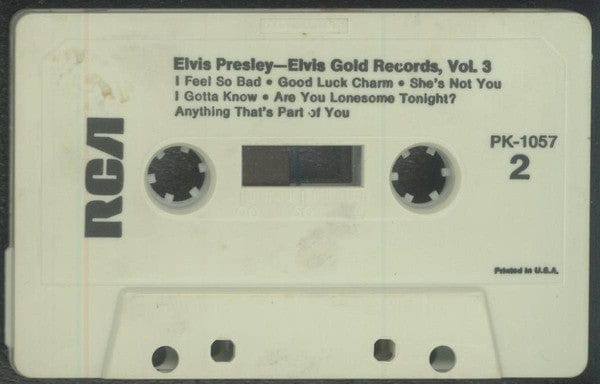 Elvis Presley – Elvis' Golden Records, Vol. 3 (Cassette, RCA Victor) Image 4