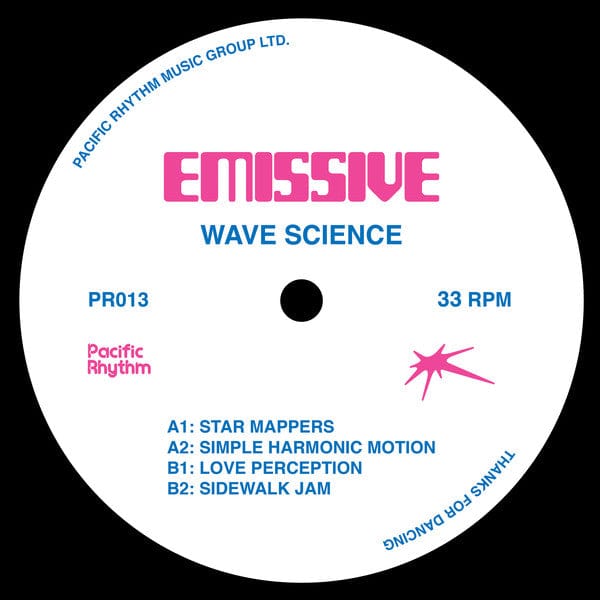 Emissive – Wave Science (12", Pacific Rhythm, 2021) Front Cover