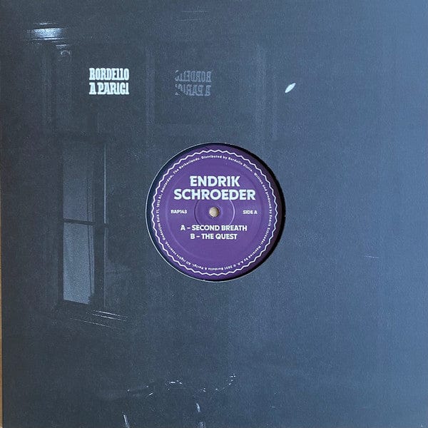 Endrik Schroeder – Second Breath (12", Bordello A Parigi, 2021) Front Cover