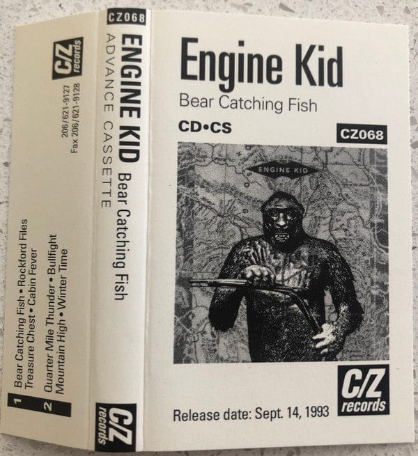Engine Kid – Bear Catching Fish (Cassette, C/Z Records, 1993) Front Cover