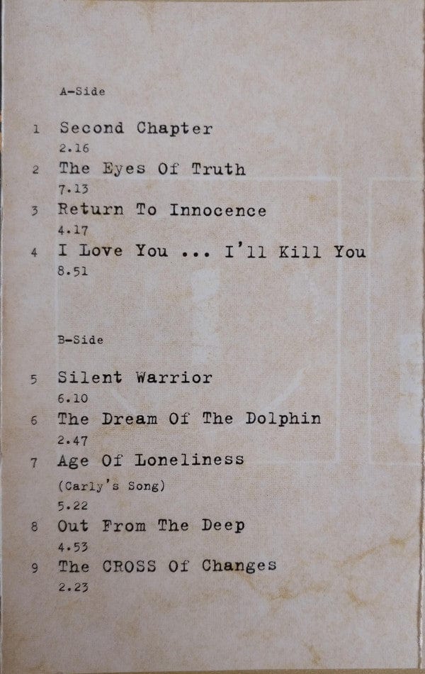Enigma – 2 - The Cross Of Changes (Cassette, Virgin, 1993) Image 5