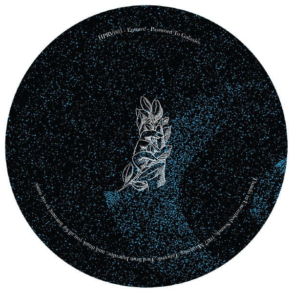 Entrave – Password To Galaxies (12", House Plants Records, 2019) Back Cover