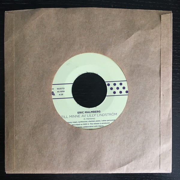 Eric Malmberg - Milda Döden Hämtar Oss Alla Till Slut (7") We Jazz Vinyl