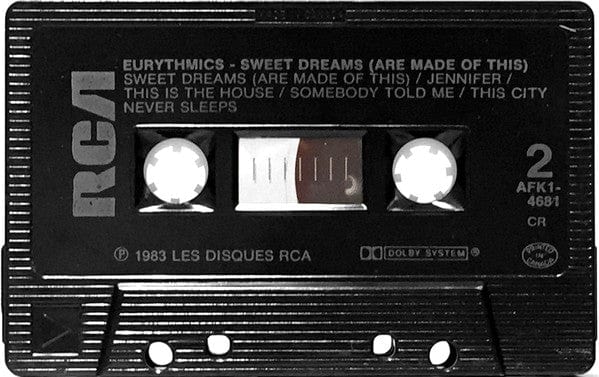 Eurythmics – Sweet Dreams (Are Made Of This) (Cassette, RCA) Image 5
