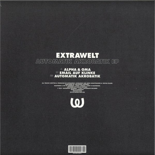 Extrawelt - Automatik Akrobatik (12", EP) on Watergate Records at Further Records