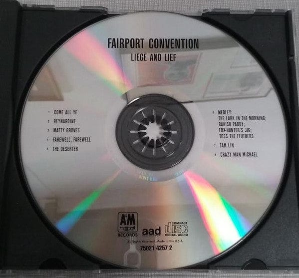 Fairport Convention – Liege & Lief (CD, A&M Records) Image 3