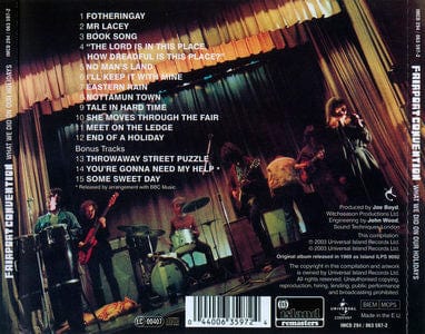 Fairport Convention – What We Did On Our Holidays (CD, Island Records, 2003) Image 5