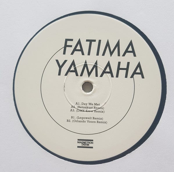 Fatima Yamaha – Day We Met (12", Magnetron Music, 2020) Image 3