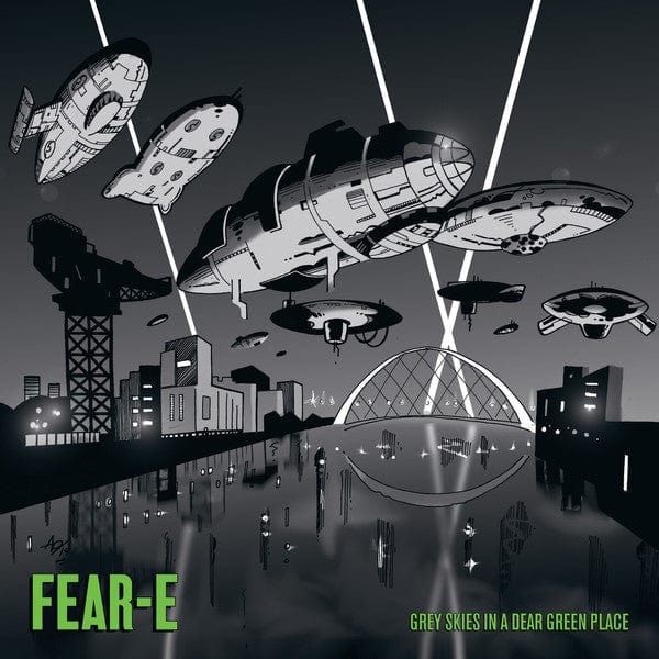 Fear-E – Grey Skies In A Dear Green Place (12", Dark Entries, 2020) Front Cover