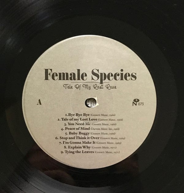 Female Species – Tale Of My Lost Love (LP, Numero Group, 2021) Image 5