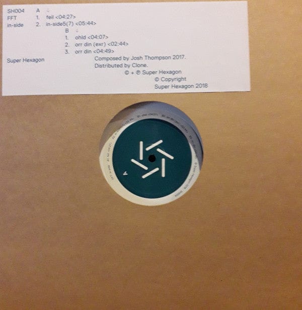 FFT – In-side (12", Super Hexagon Records, 2019) Front Cover