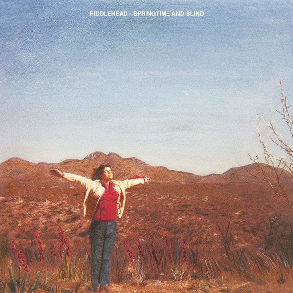 Fiddlehead – Springtime And Blind (LP, Clear with red/orange splatter, Run For Cover Records, 2019) Front Cover