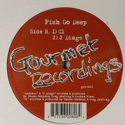 Fish Go Deep – Andavar (12", Gourmet Recordings, 2004) Back Cover