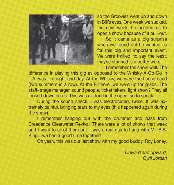 Flamin' Groovies – Live 1971 San Francisco (CD, RockBeat Records, 2017) Image 4