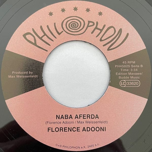 Florence Adooni – Mam Pe'ela Su'ure (7", Philophon, 2021) Image 4