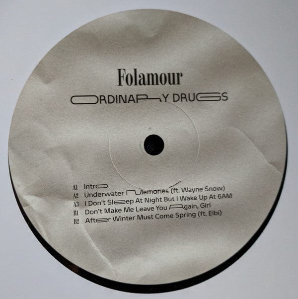 Folamour - Ordinary Drugs (2xLP) FHUO Records Vinyl