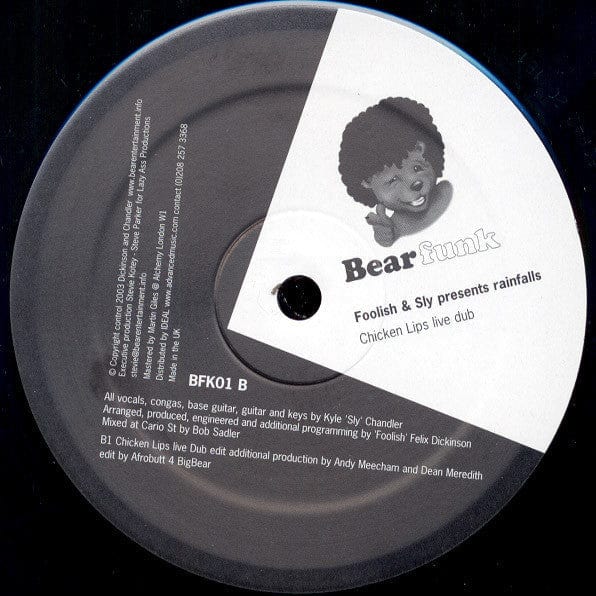 Foolish & Sly - Rainfalls (12") Bear Funk