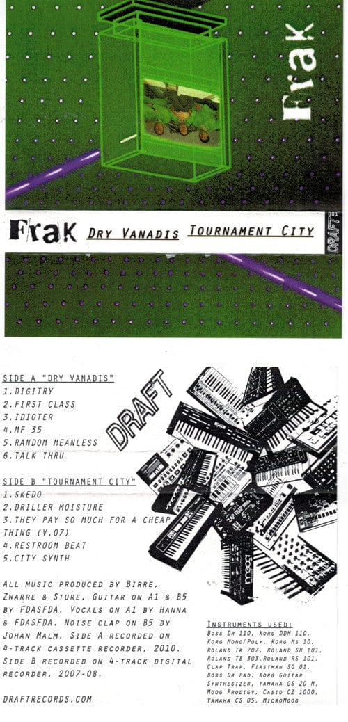 Frak - Dry Vanadis / Tournament City (Cass, Ltd, C60) Draft
