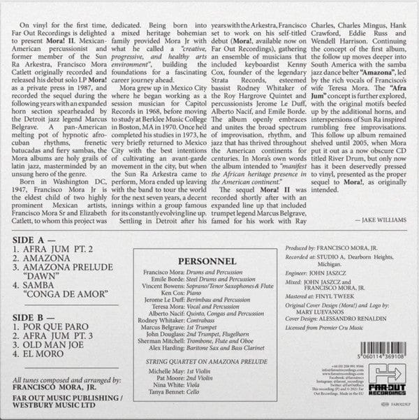 Francisco Mora Catlett - Mora! II (LP) Far Out Recordings Vinyl 5060114369108