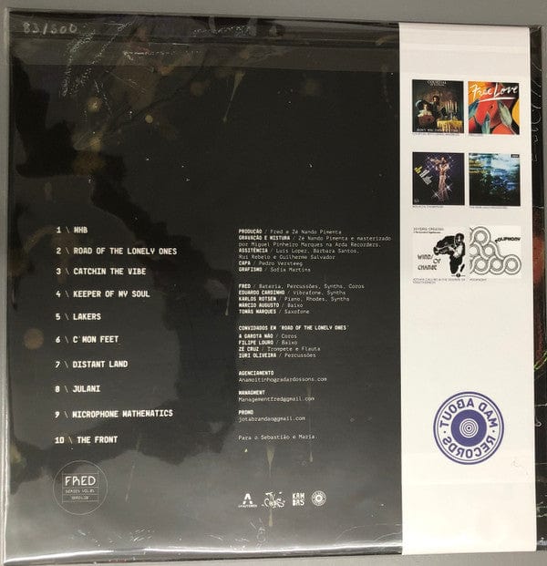 Fred – Series Vol 01 - "Madlib" (LP, Mad About Records, 2022) Back Cover
