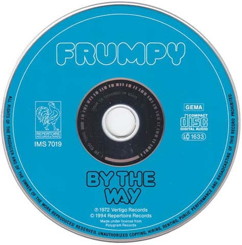 Frumpy - By The Way (CD) Repertoire Records CD 4009910701928