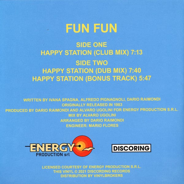 Fun Fun - Happy Station (12") Discoring Records Vinyl