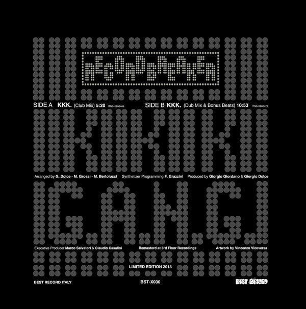 G.A.N.G. - KKK. (12") Best Record Italy, Best Record Vinyl