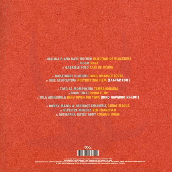 Gabriele Poso - The Languages Of Tambores (A Spiritual Journey Through The Cultural Heritage Of Drums) (2x12") BBE Vinyl 730003138515