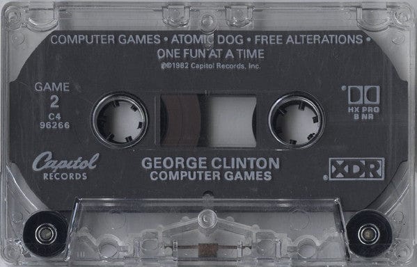 George Clinton – Computer Games (Cassette, Capitol Records, 1991) Image 8