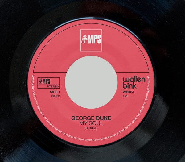 George Duke - My Soul / Au Right (7") MPS Records,WallenBink Vinyl
